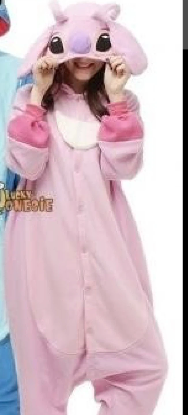 Pink Angel Stitch Kigurumi Costume - photo 3