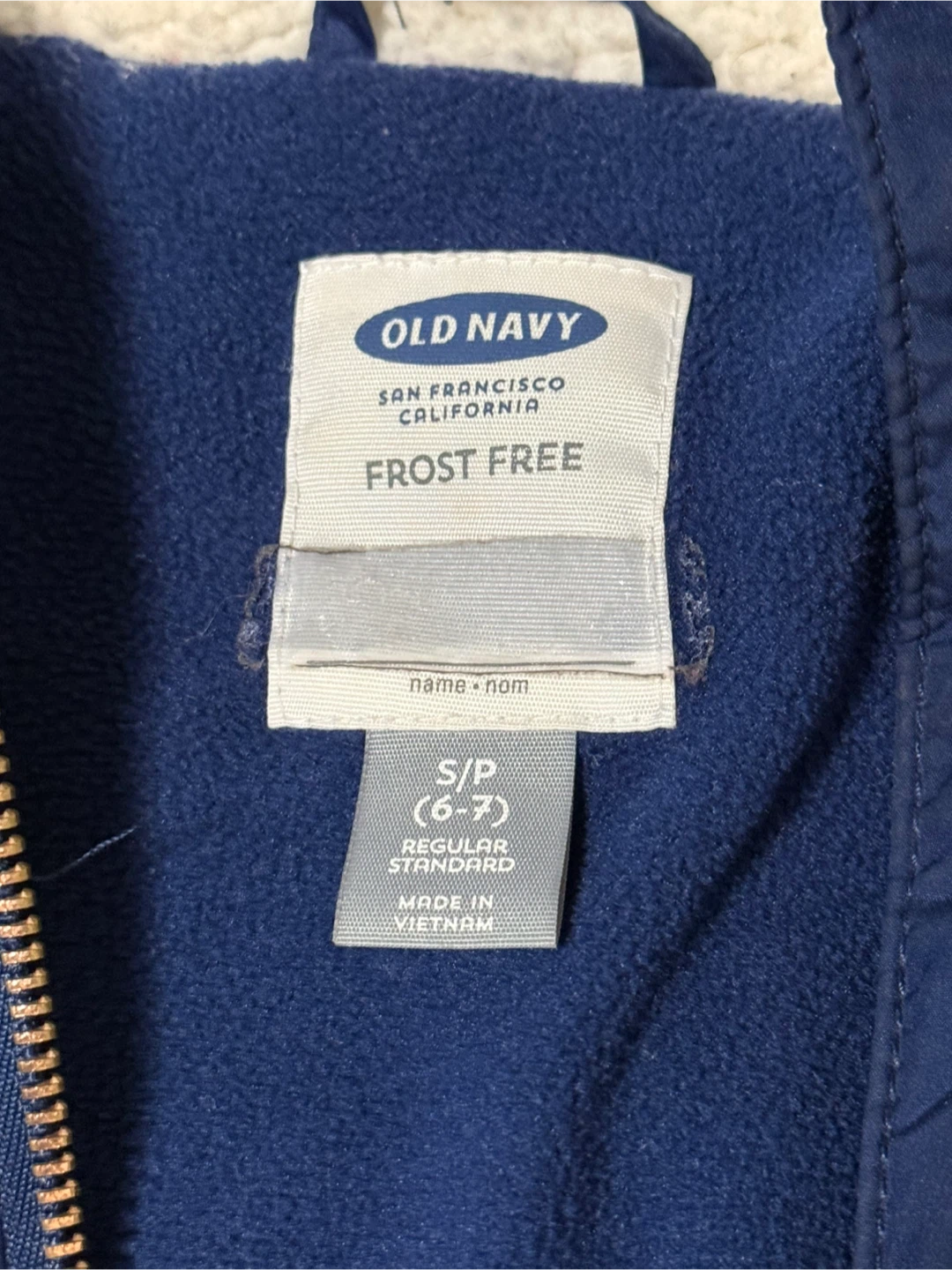 🧡Winter - Old Navy Frost Free Puffer Jacket Size S/P (6-7) - photo 2
