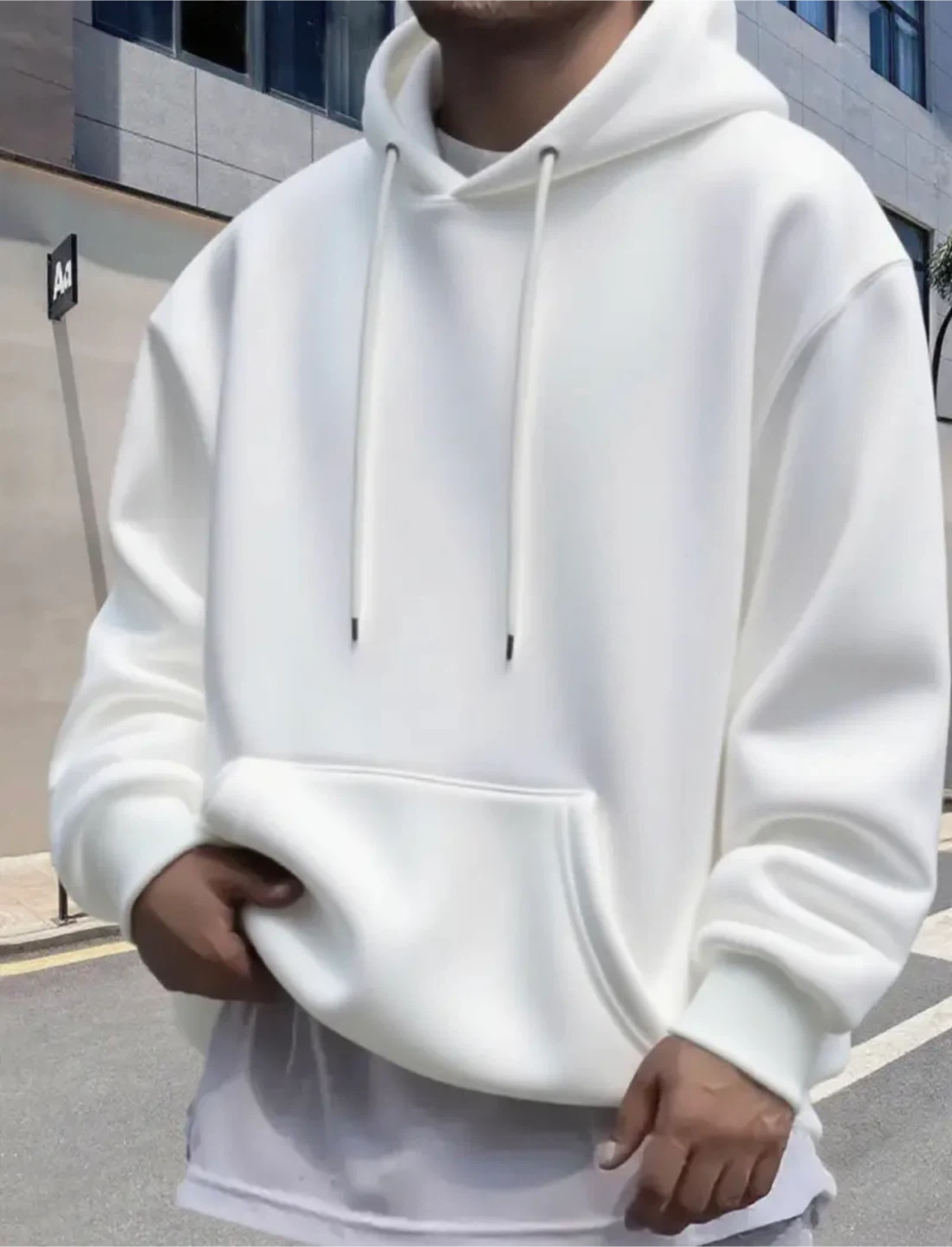 New White Hoodie