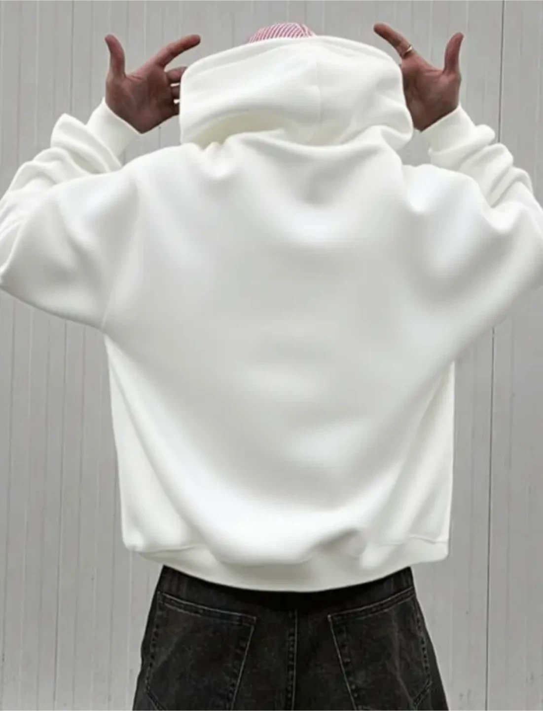 New White Hoodie - photo 2