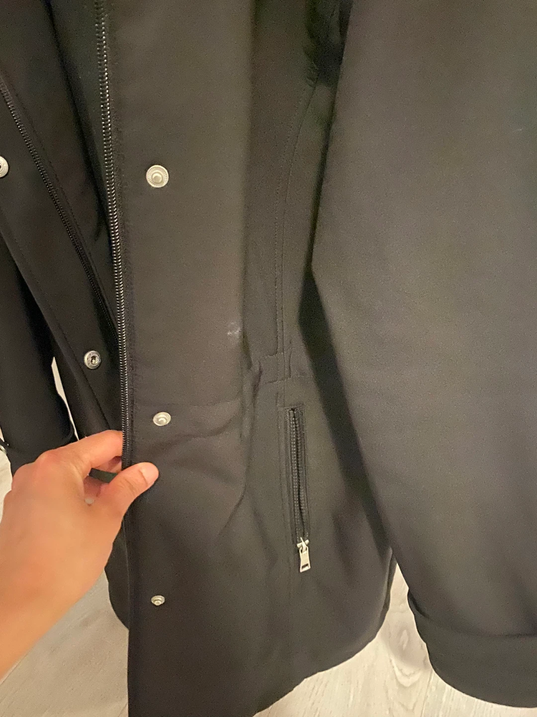 Nautica Black Hooded Jacket - Size L - photo 3