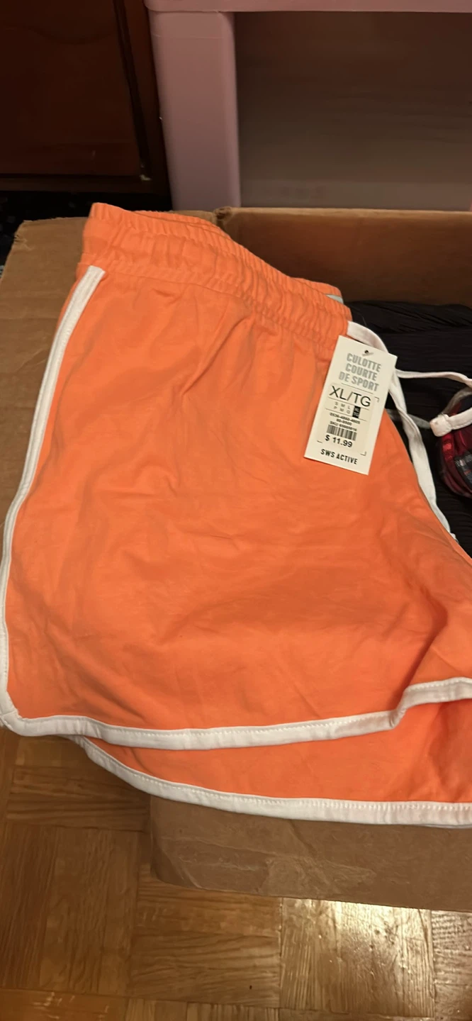 Orange Athletic Dolphin Shorts