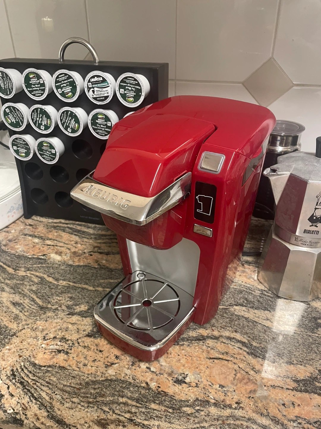 Red Keurig Coffee Maker