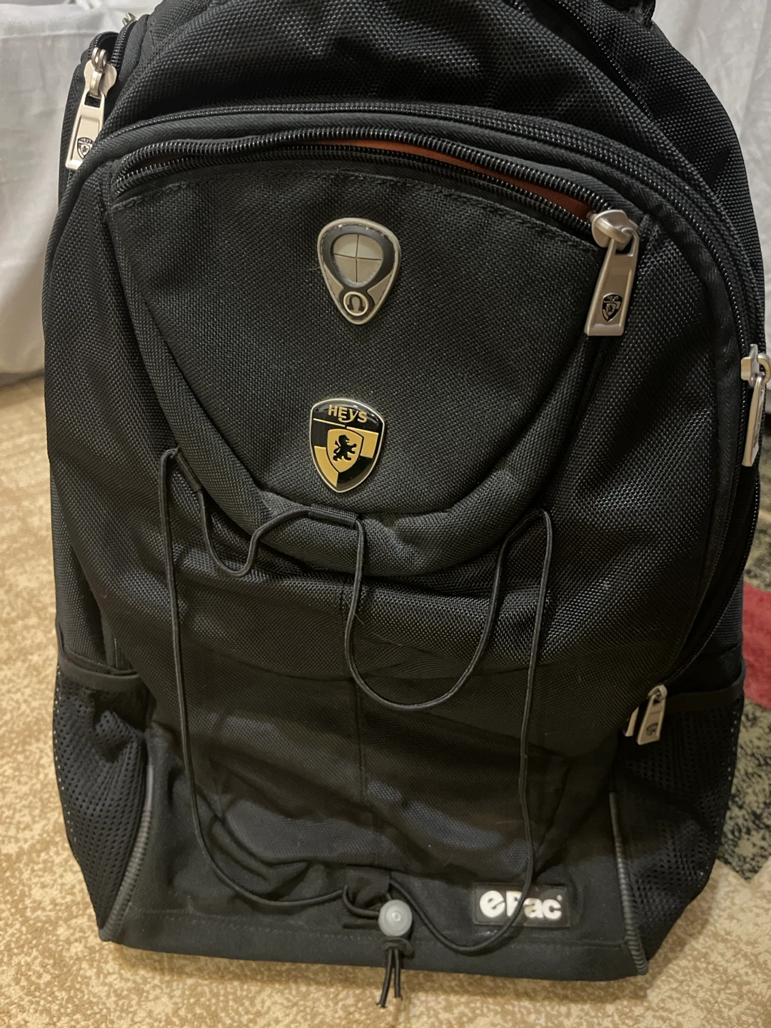 Brand New Heys Black Rolling Backpack