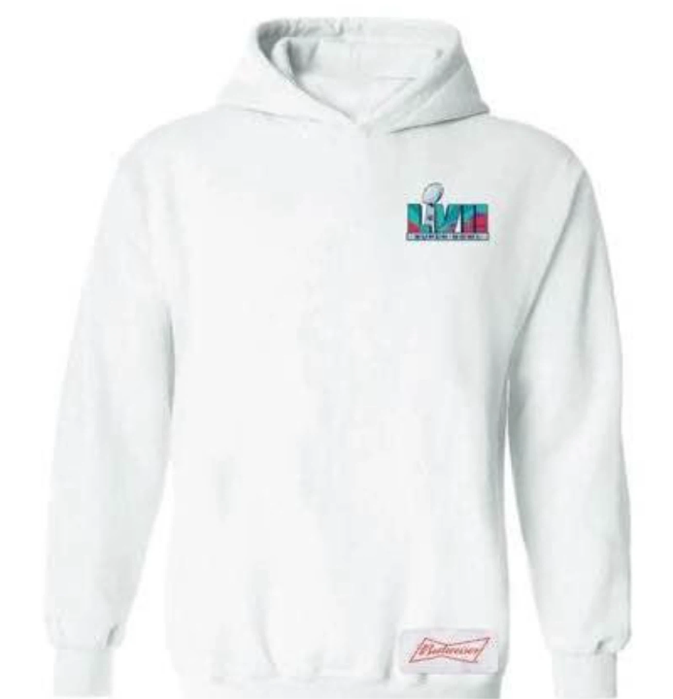 White Super Bowl LVIII Hoodie