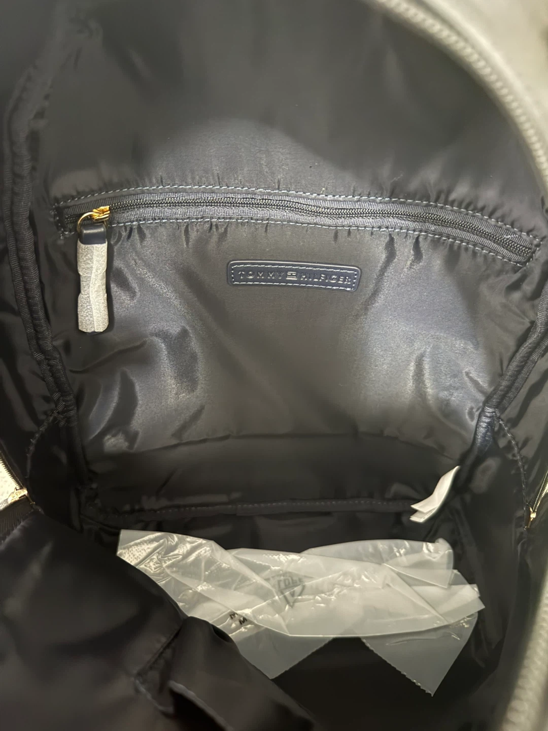 Tommy Hilfiger Black Faux Leather Backpack - photo 4