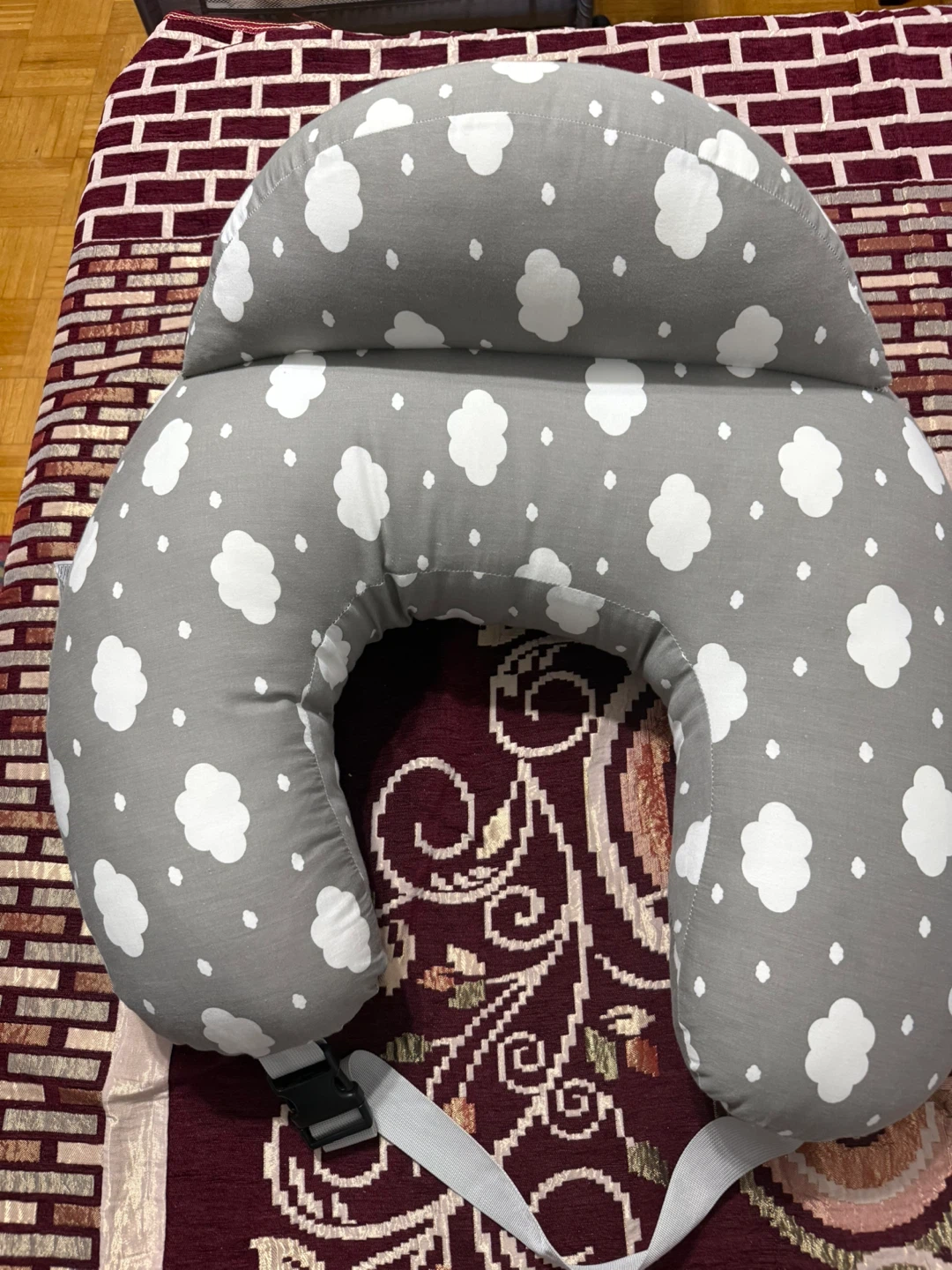 Grey Cloud Nursing Pillow