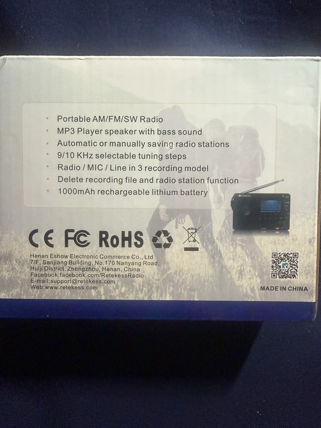 Reteviss V115 Portable AM/FM/SW Radio MP3 Player - photo 5