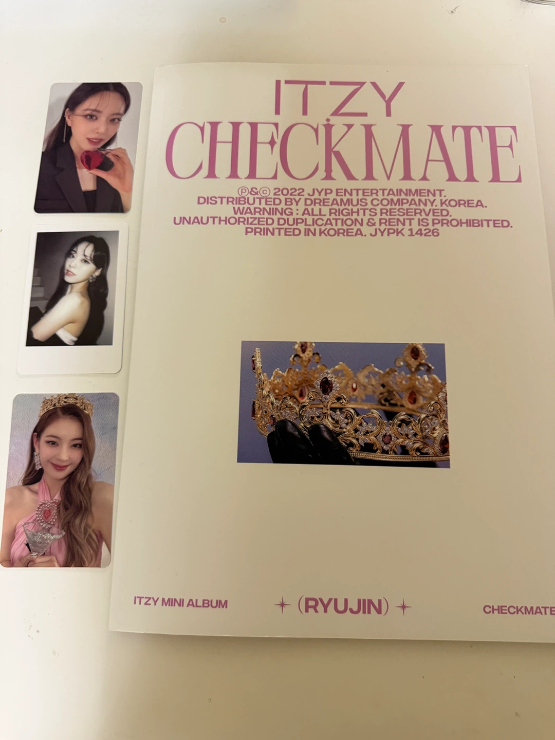 ITZY CHECKMATE Album Photocards & Stickers