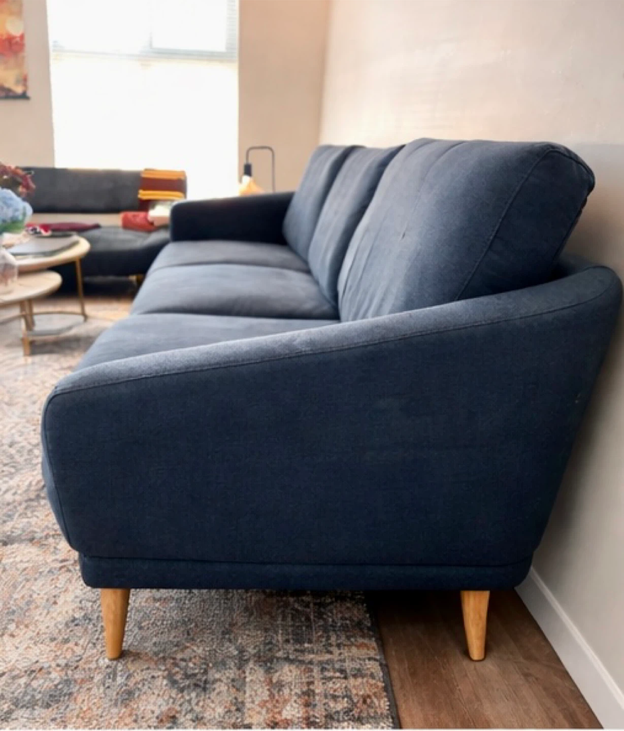 Blue Sectional Sofa - photo 2