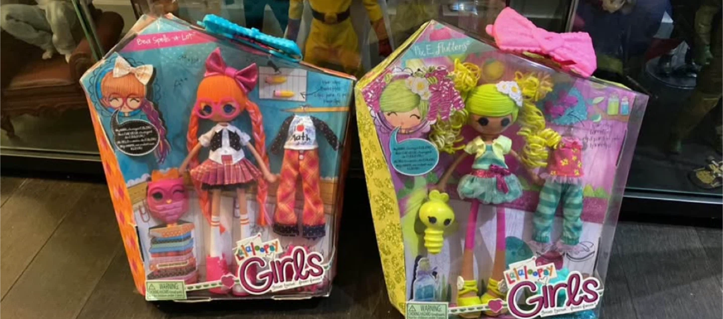 Lalaloopsy Girls Bea Spells-a-Lot & Pix E. Flutters Dolls