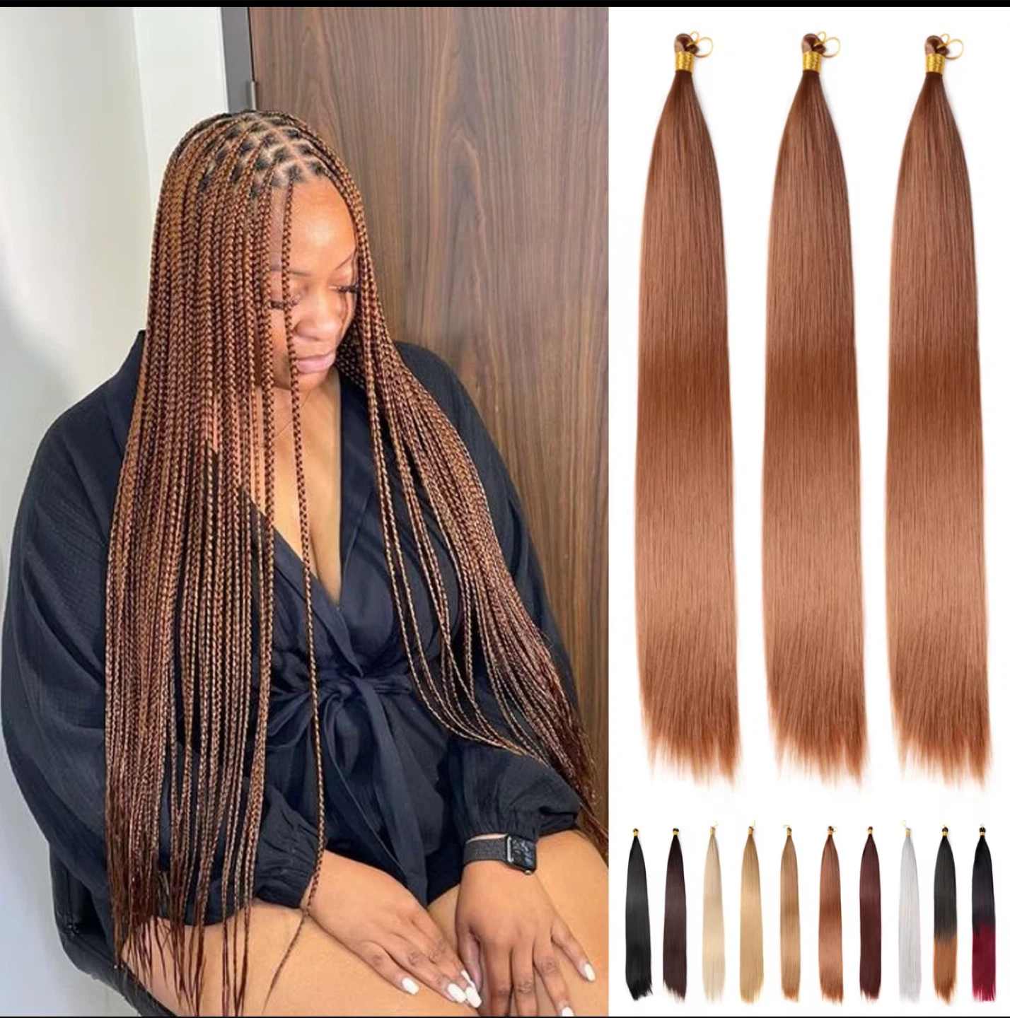 Synthetic Hair Extensions - Ombre and Solid Colours