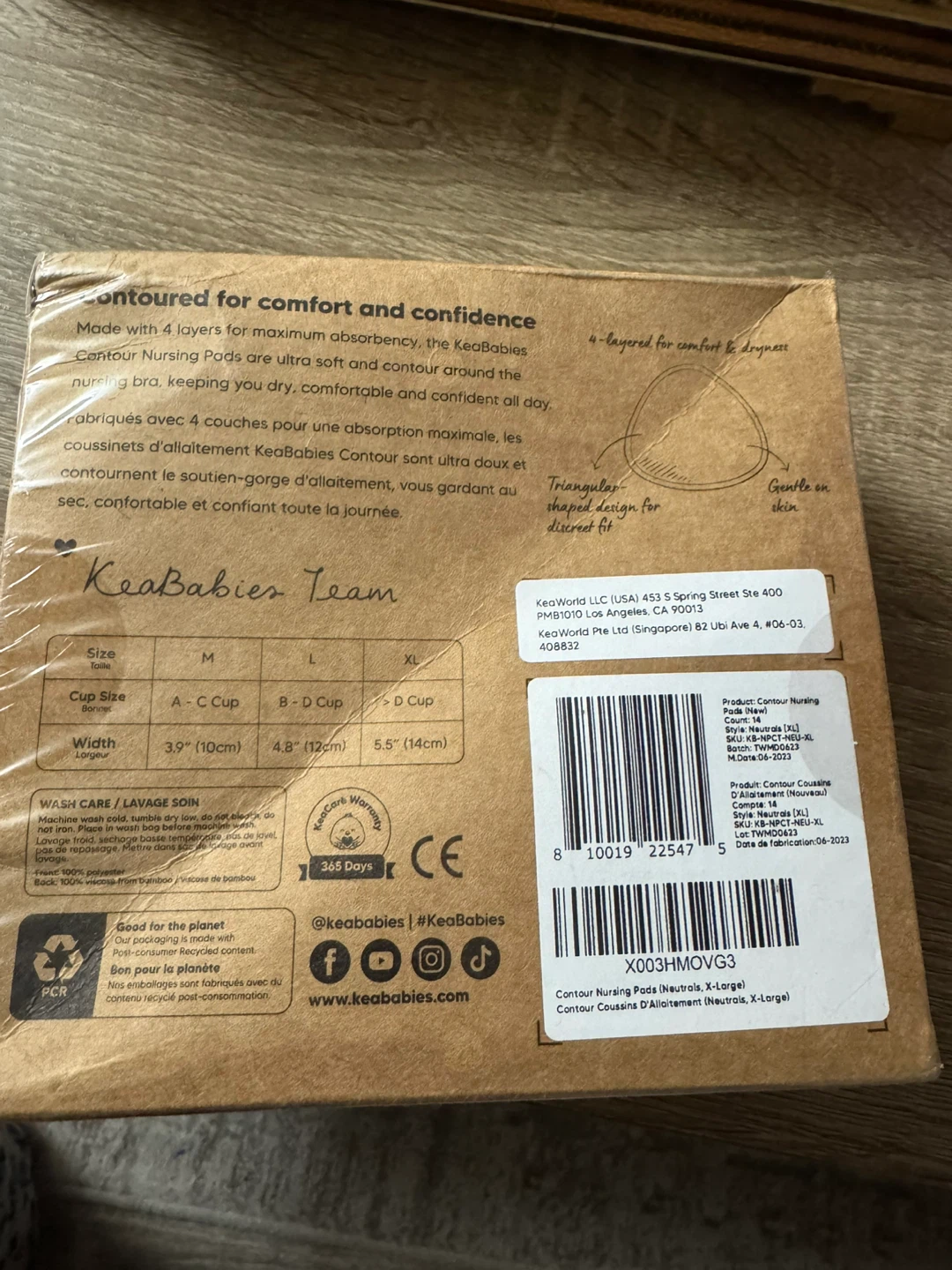 KeaBabies Contour Nursing Pads (14 Pack) 🧡 - photo 2