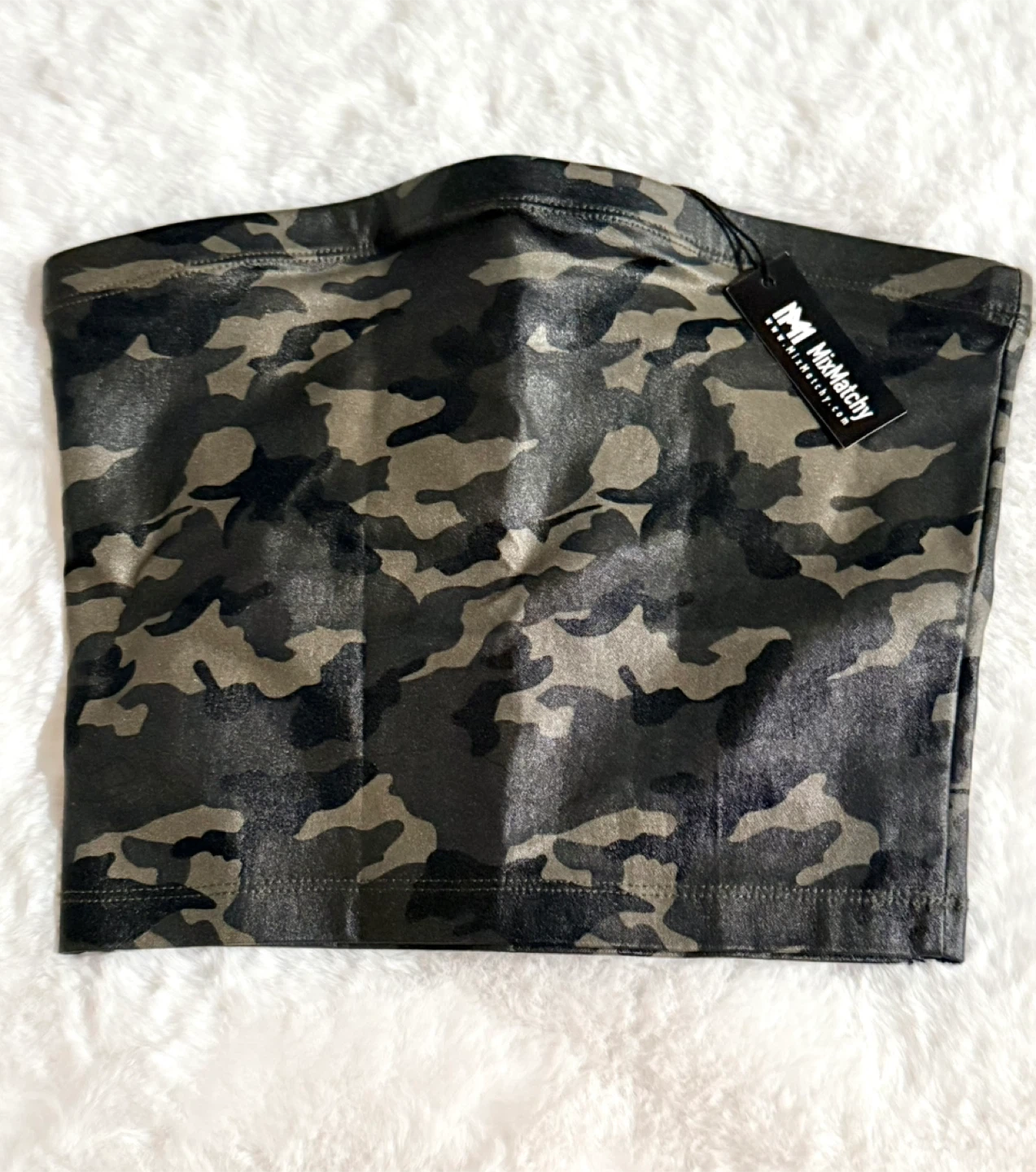 Camouflage Tube Top- Size Small
