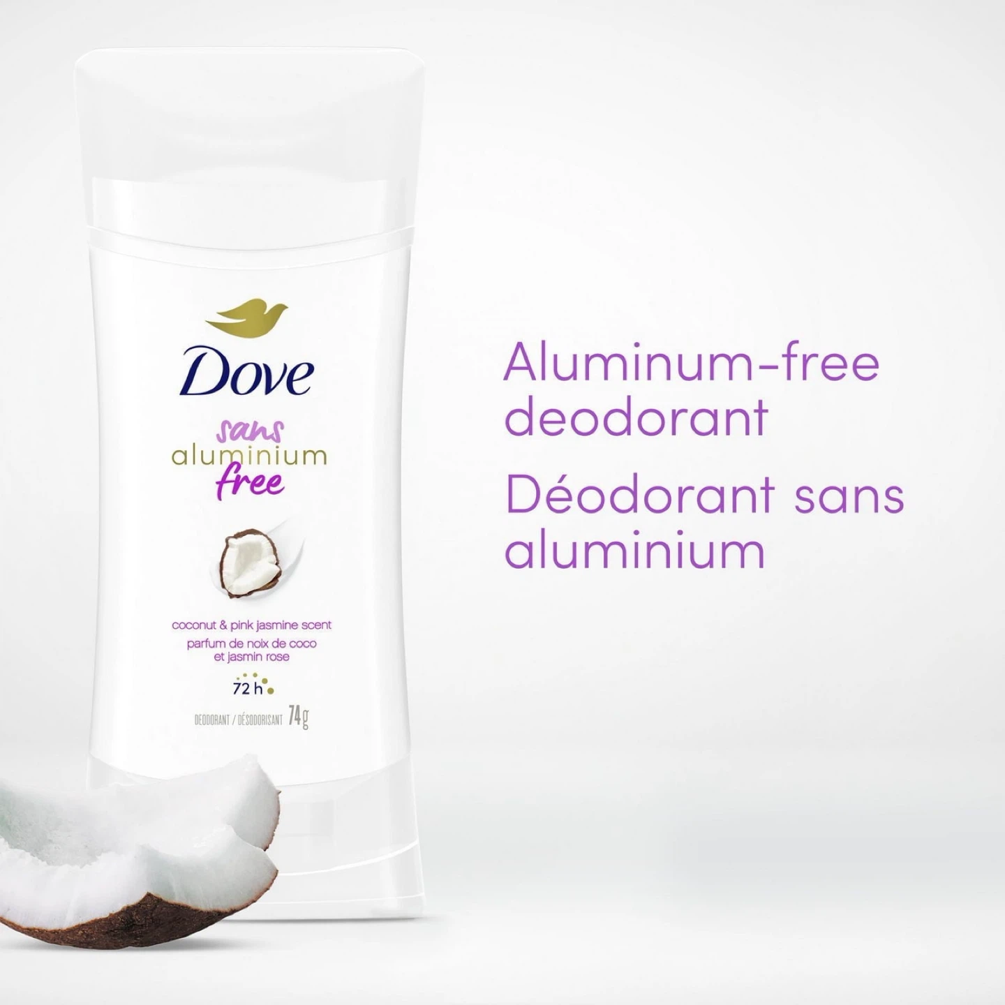 Dove Aluminum-Free Coconut & Pink Jasmine Scent Deodorant_74g - photo 2