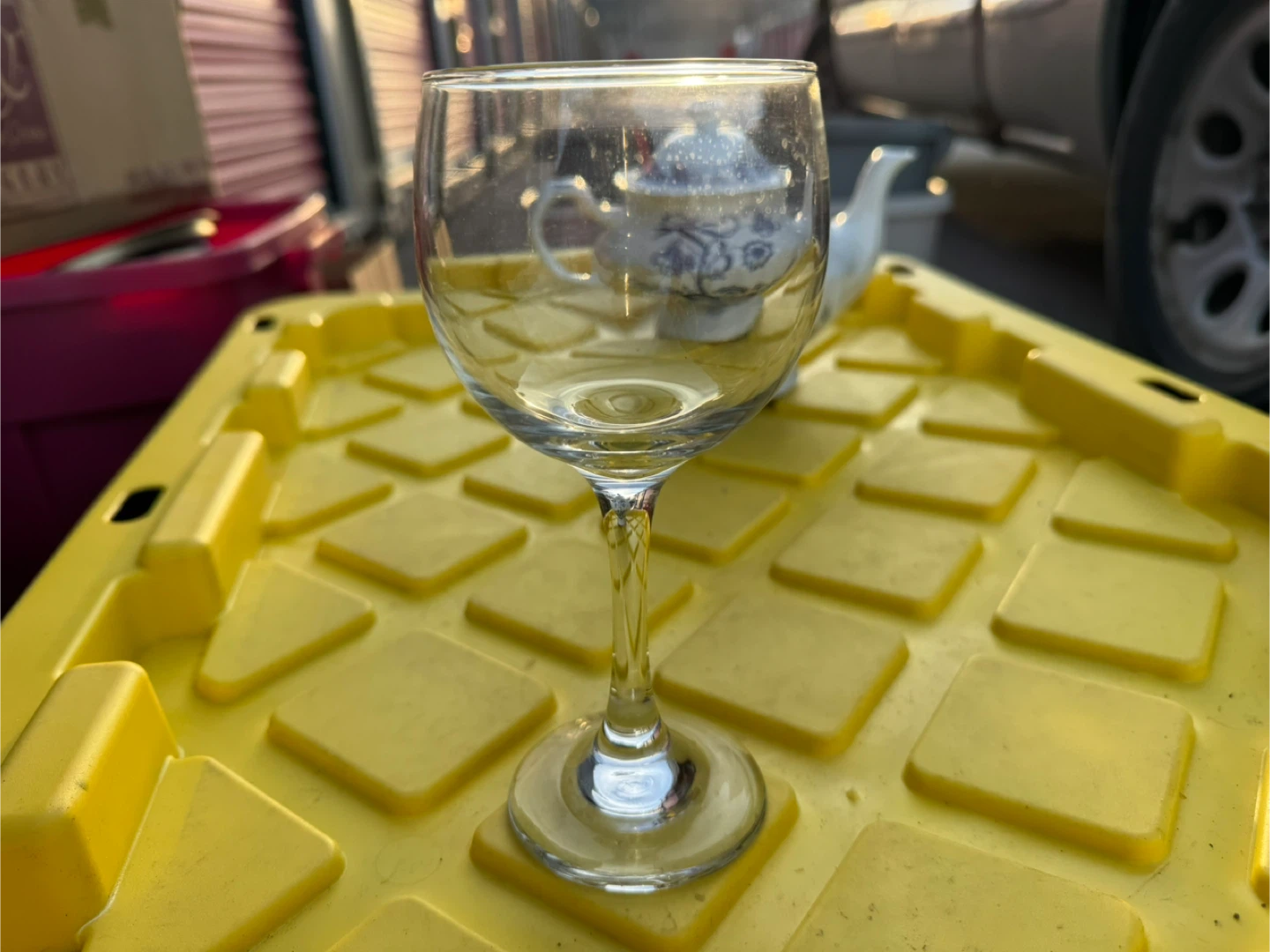 Set of 7 Clear Glass Dessert Cups / Goblets - photo 3