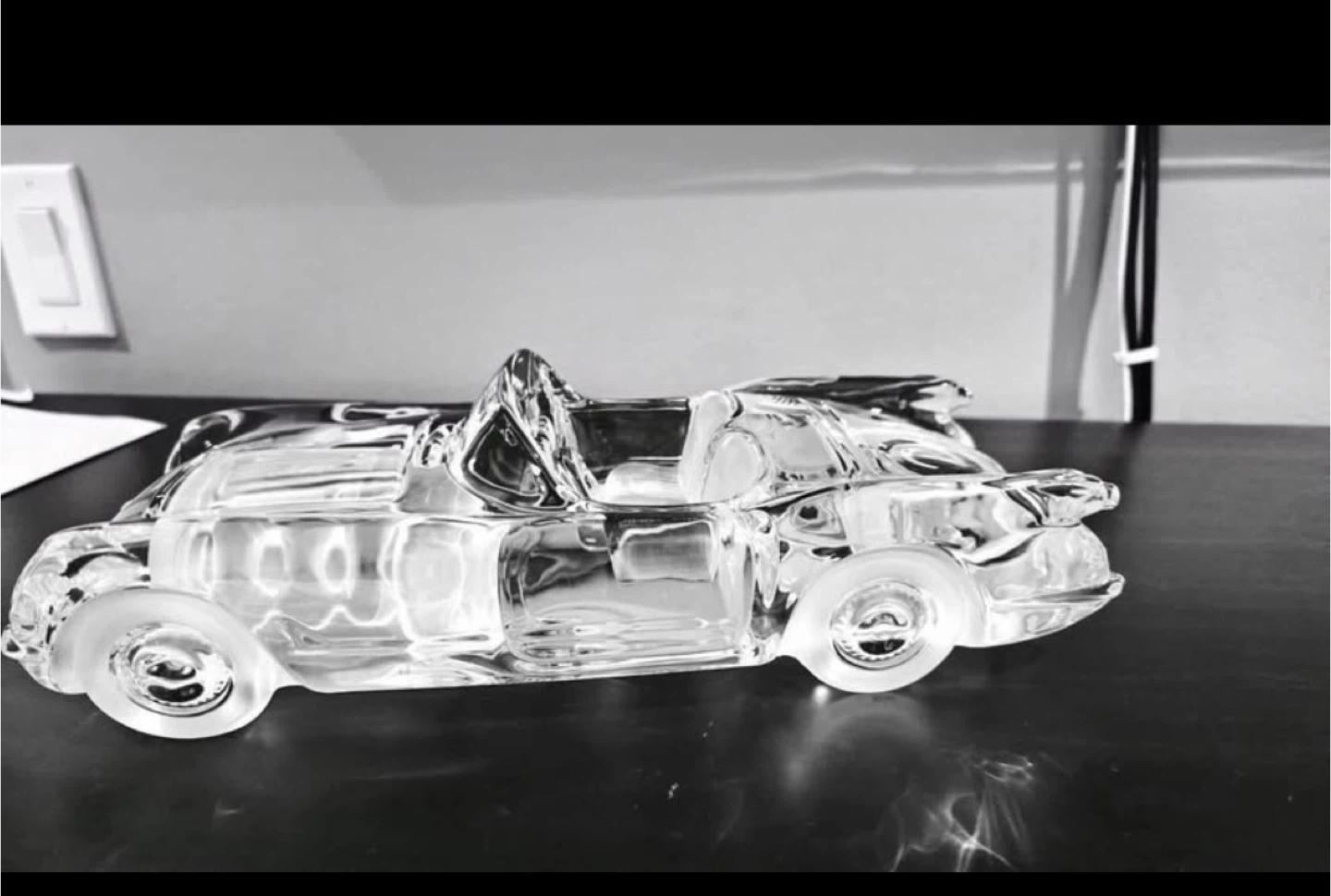 Crystal 1953 Corvette convertible LTD. Edition car