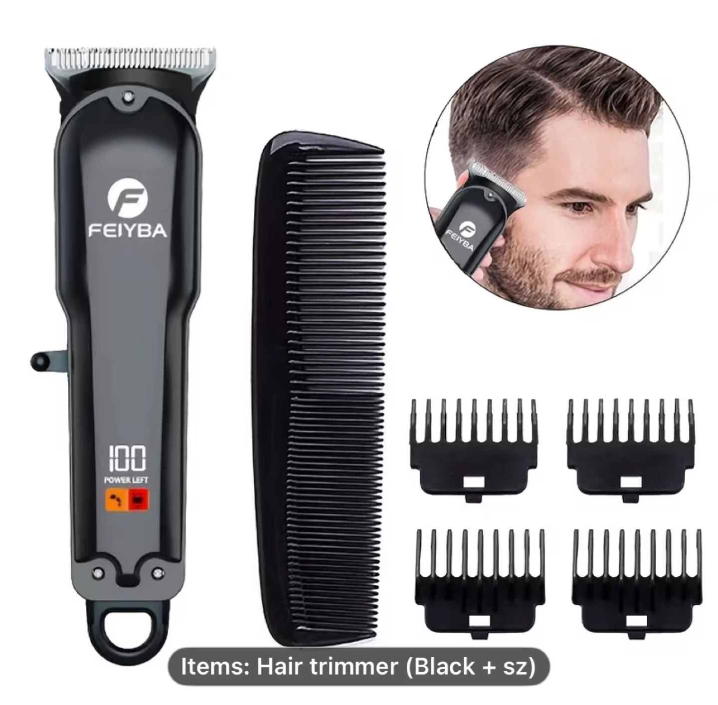 FEIYBA Men'S Electric Hair Clipper Set, Suitable for Shaving