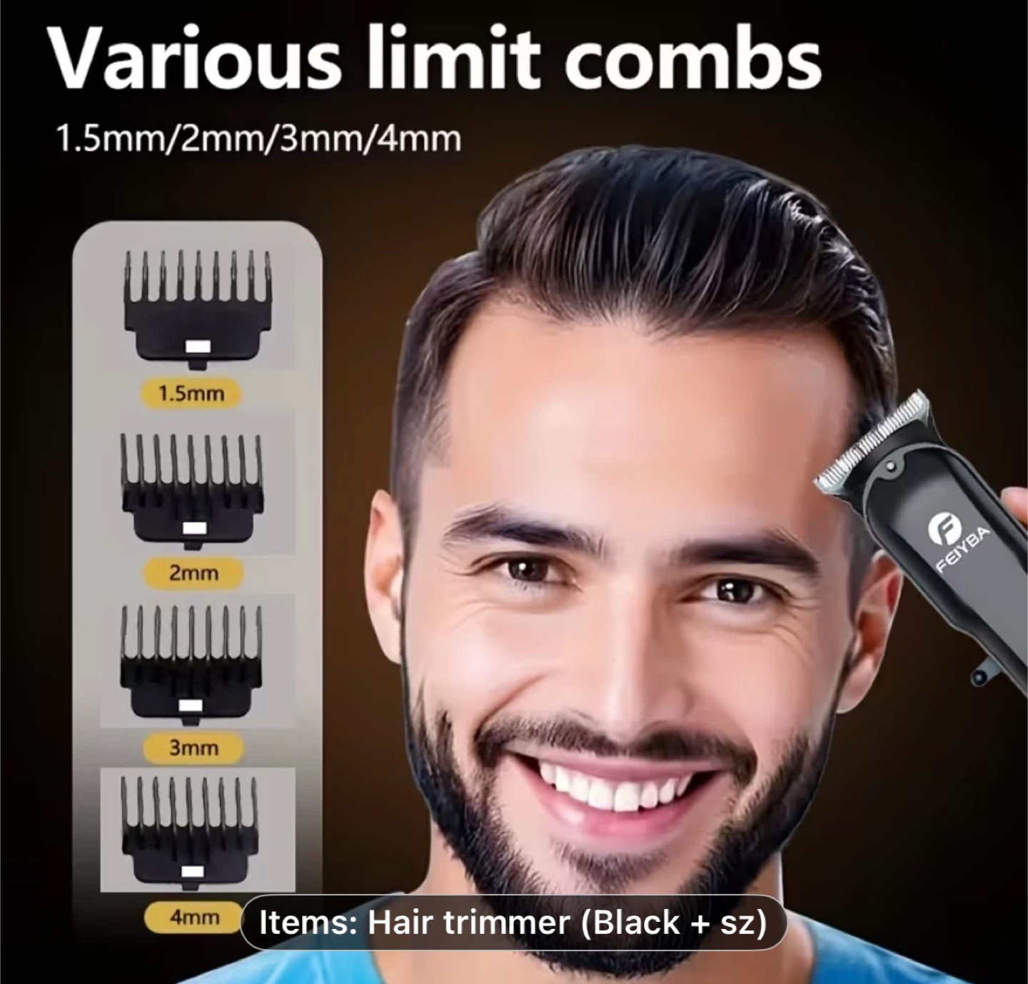 FEIYBA Men'S Electric Hair Clipper Set, Suitable for Shaving - photo 3