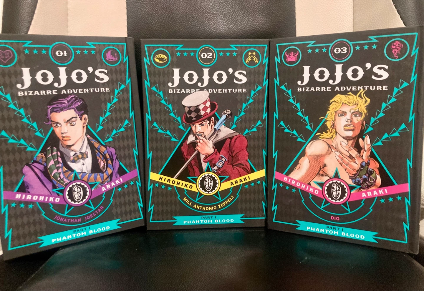 JoJo's Bizarre Adventure Part 1 Phantom Blood Manga Volumes 1-3
