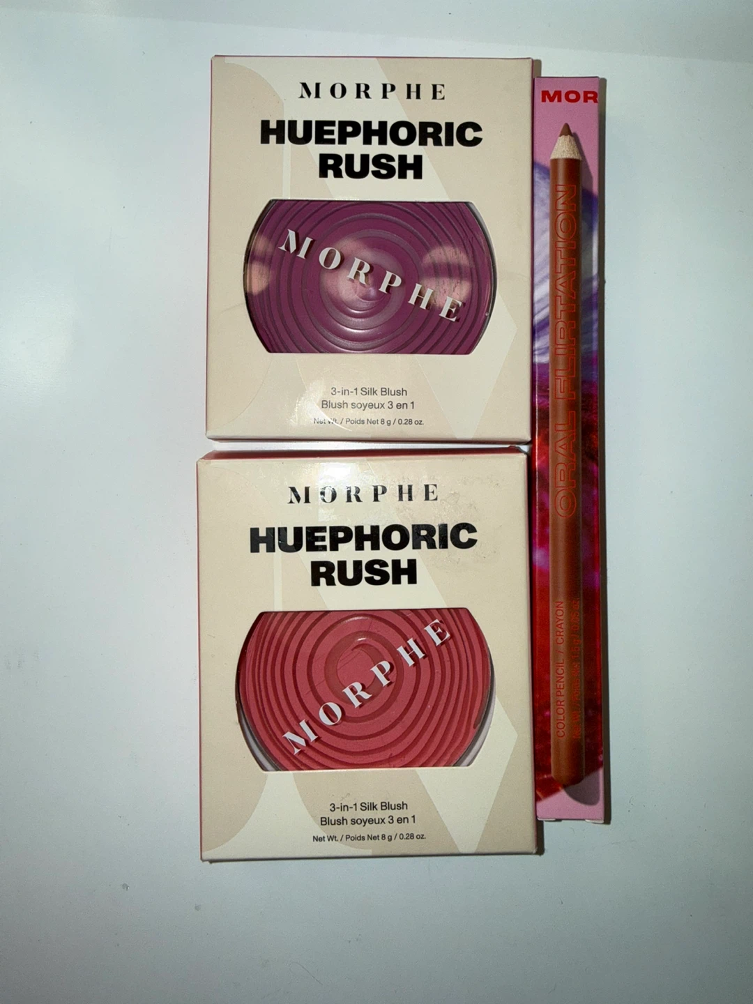 Morphe Huephoric Rush 3-in-1 Silk Blush (2x)