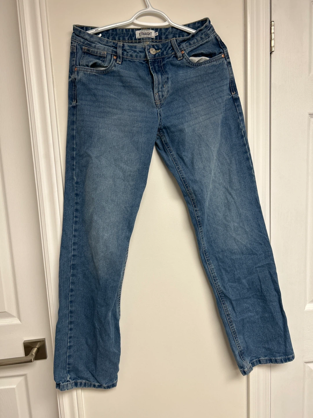 Refuge Denim Straight Leg Jeans - Blue