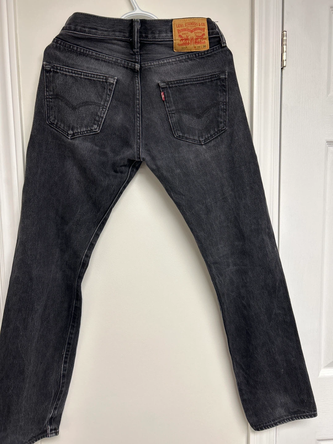 Levi's 501 Jeans - W29 L30 - Black Wash - photo 2
