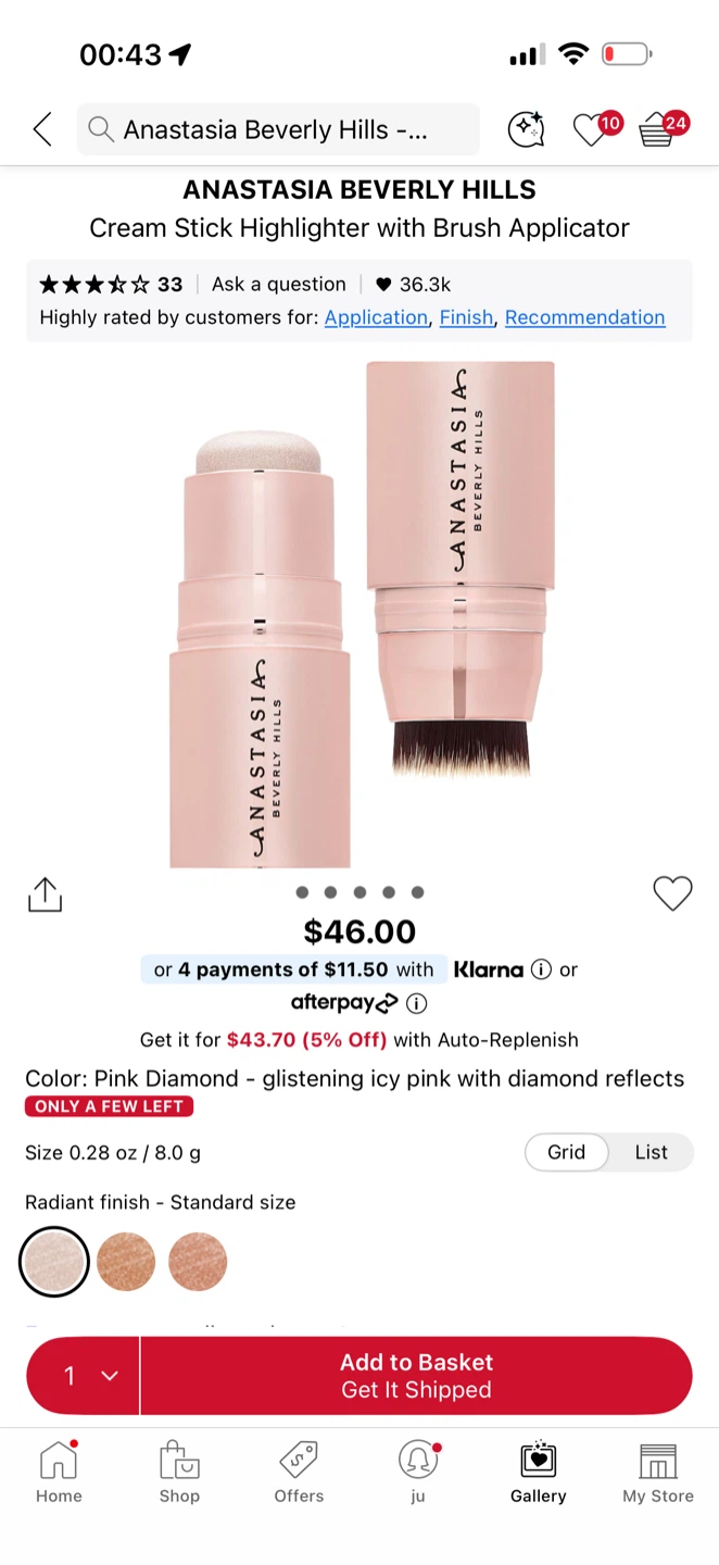 Anastasia Beverly Hills Stick Highlighter & Satin Lipstick - photo 4