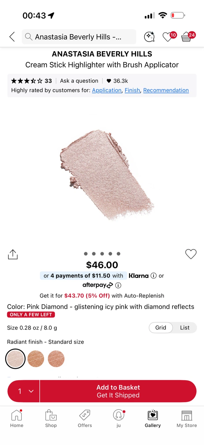 Anastasia Beverly Hills Stick Highlighter & Satin Lipstick - photo 3