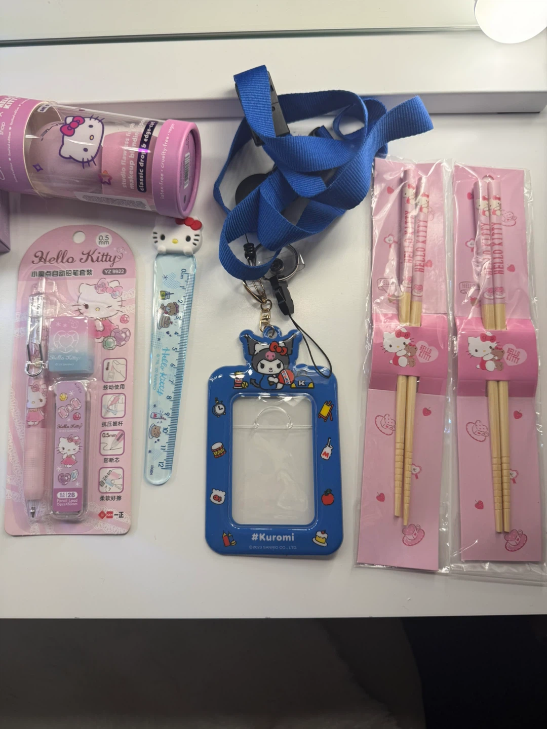 Hello Kitty & Kuromi Stationery and Accessories Lot - photo 3