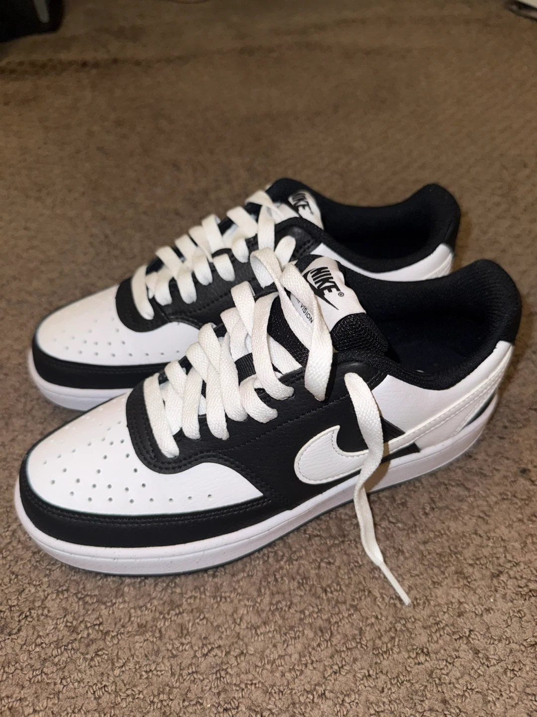 Nike Court Vision Low White/Black Sneakers