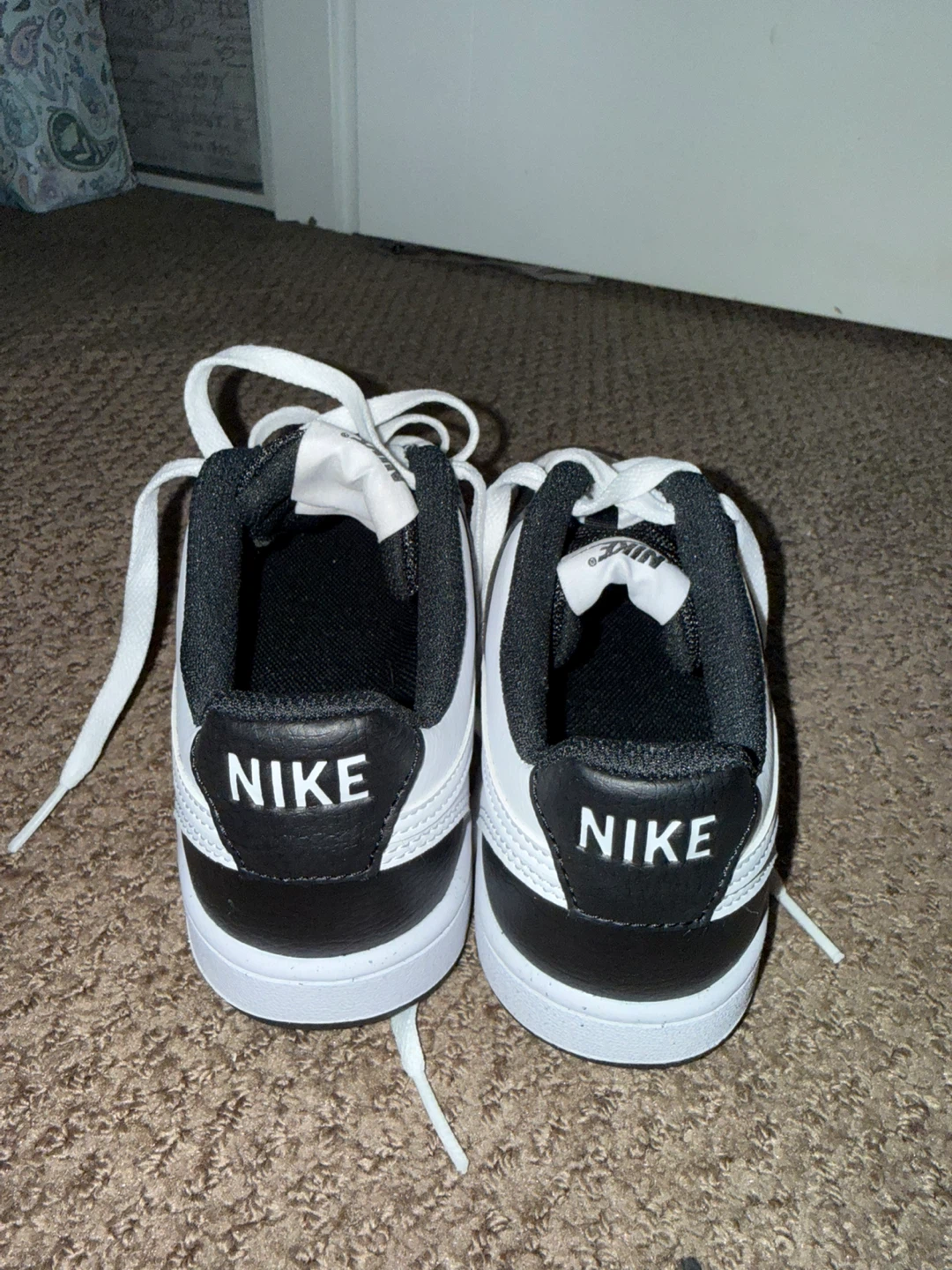 Nike Court Vision Low White/Black Sneakers - photo 4