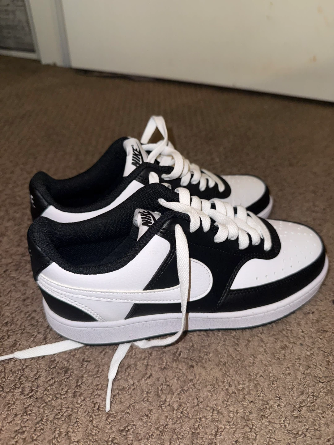 Nike Court Vision Low White/Black Sneakers - photo 3