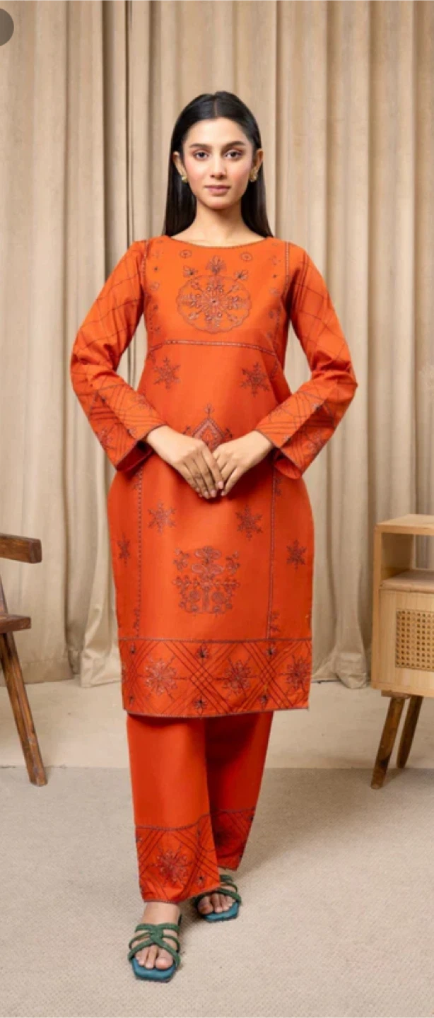 Brand new Embroidered kurta and pant set