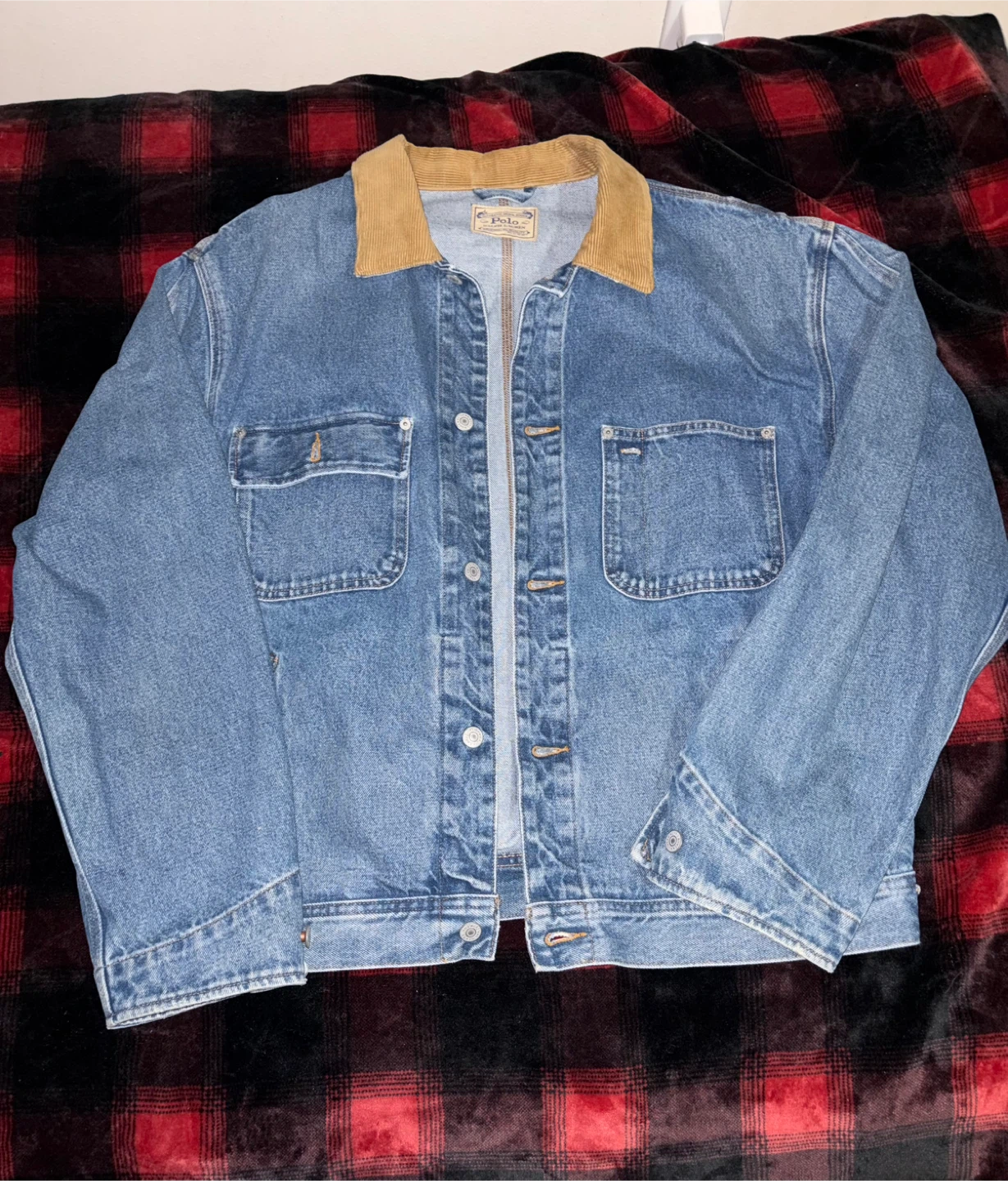 Polo Ralph Lauren Denim Jacket with Corduroy Collar