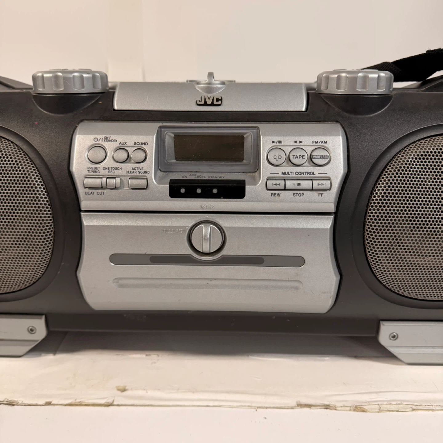 JVC RV-NB10B Boomblaster CD Cassette Radio – Powered Woofer - photo 2