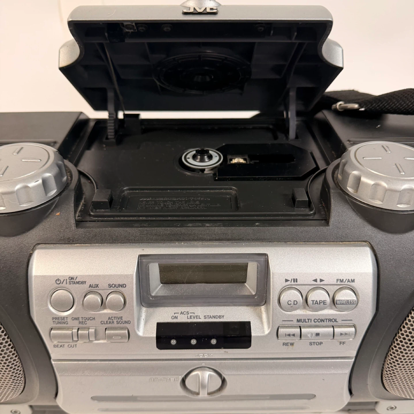JVC RV-NB10B Boomblaster CD Cassette Radio – Powered Woofer - photo 3