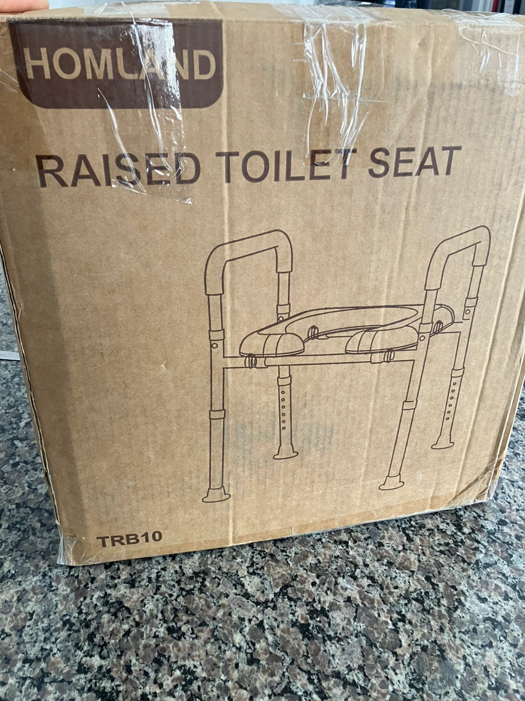 Homland Raised Toilet Seat