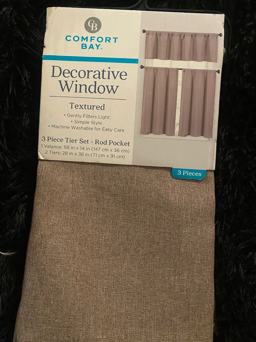 Comfort Bay Decorative Window Tier Set - photo 5