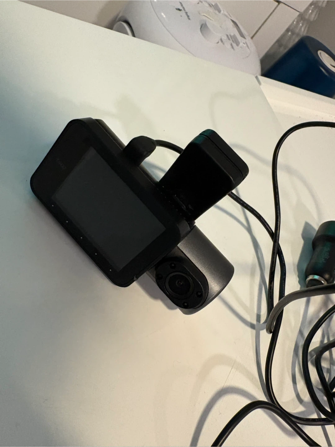 Black Dash Cam with Car Charger