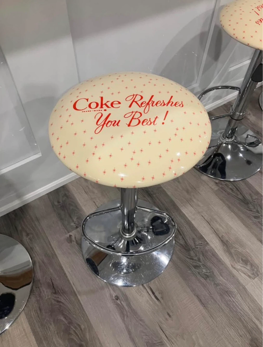 Coca-Cola Bar Stools (Set of 4) - photo 2