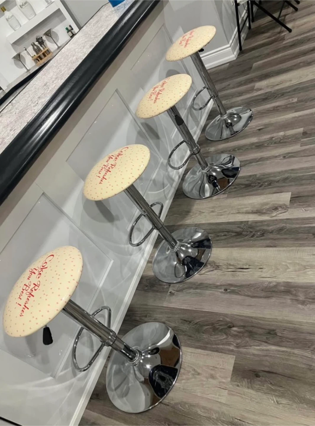 Coca-Cola Bar Stools (Set of 4)
