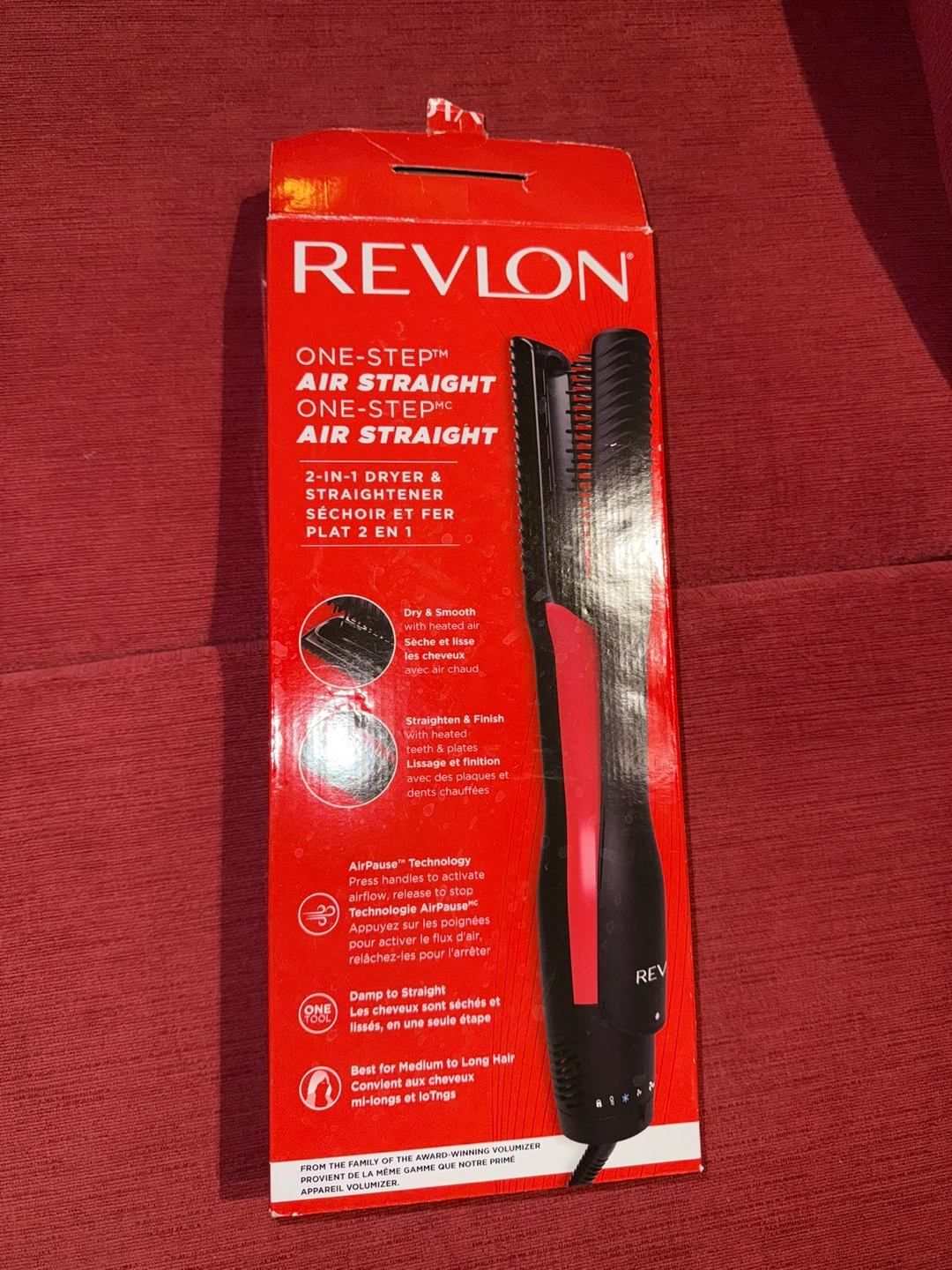 Revlon Air Straight - Blow Dryer/Straightener - Lightly used