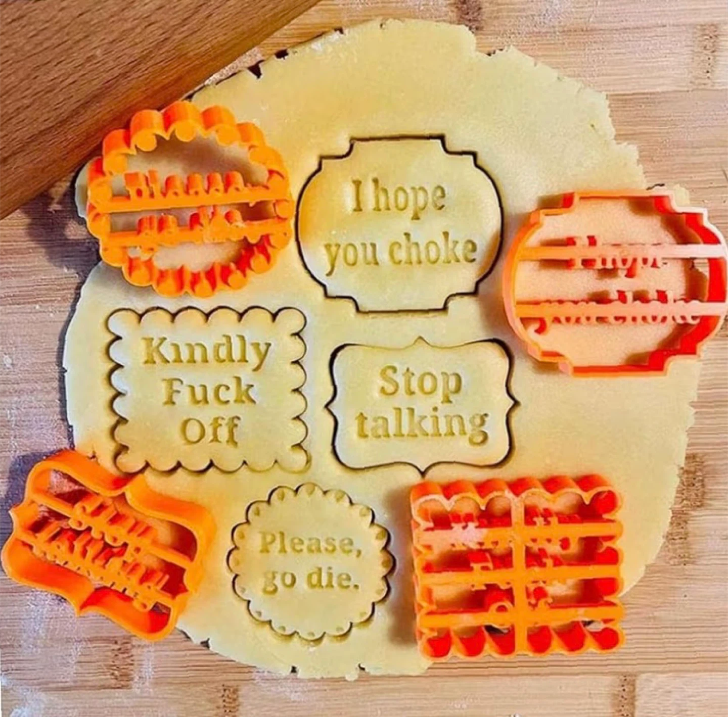 Funny Cookie Cutters - 4 Pack