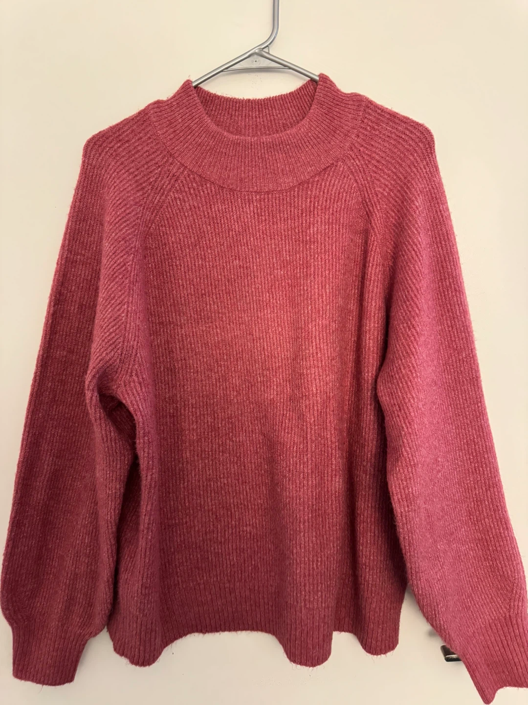 Gap Women's Pink Mock Neck Sweater Size L