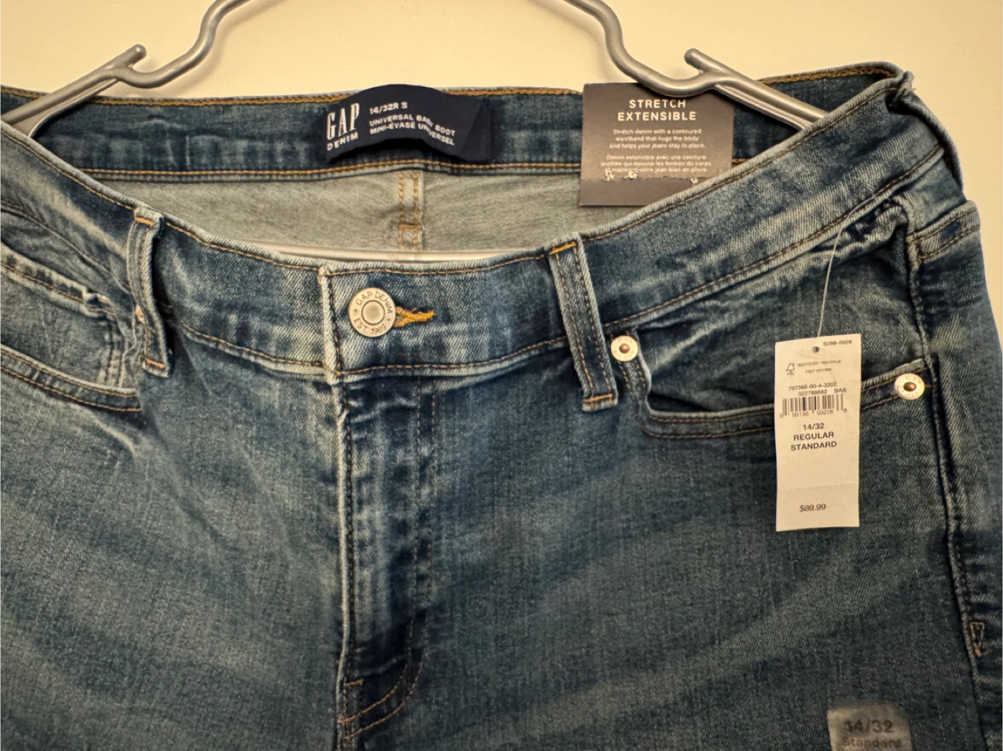 GAP Women's Stretch Bootcut Jeans - Size 14 Regular - photo 2