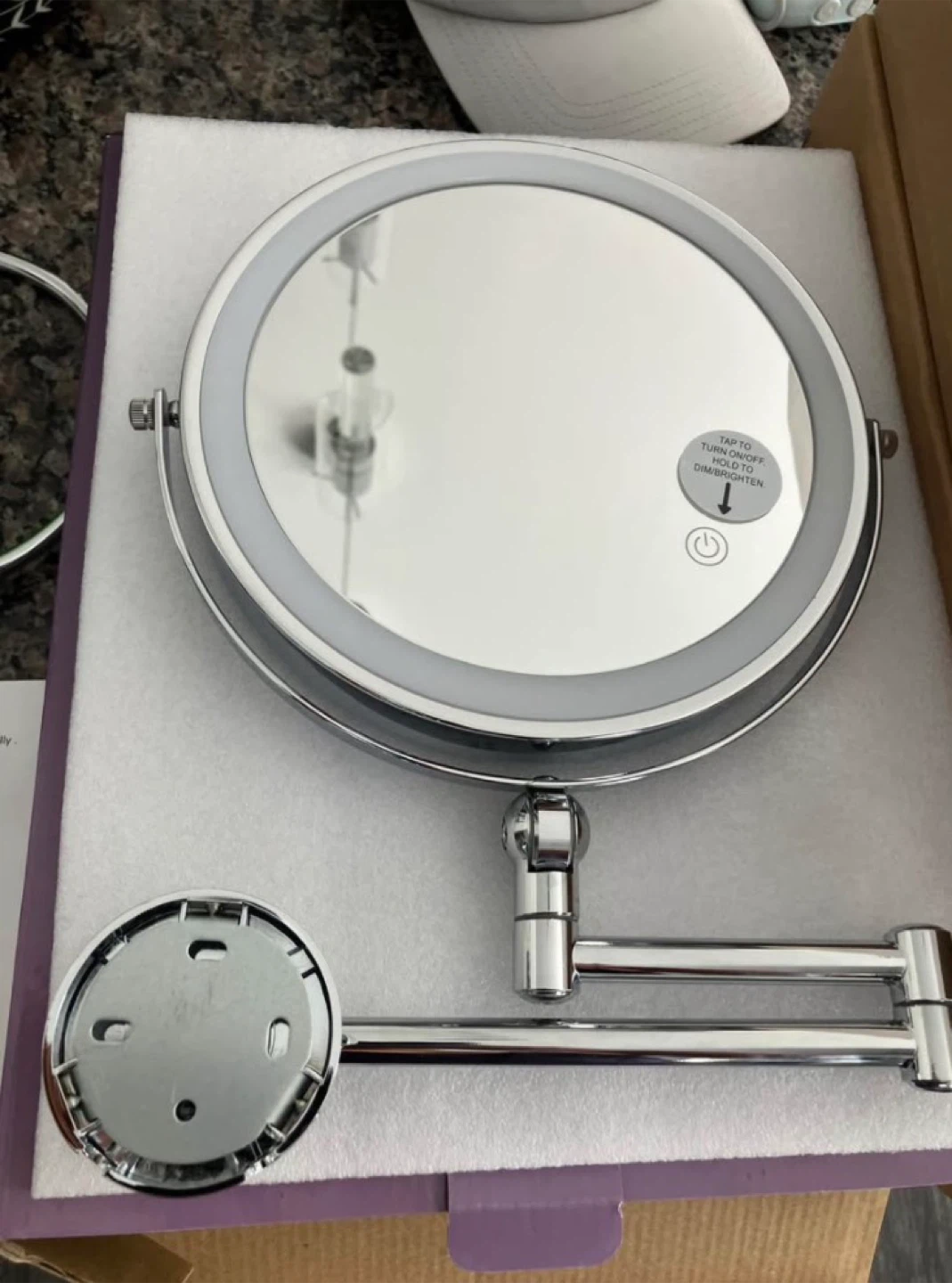 Wall Mounted Vanity Mirror with LED Light