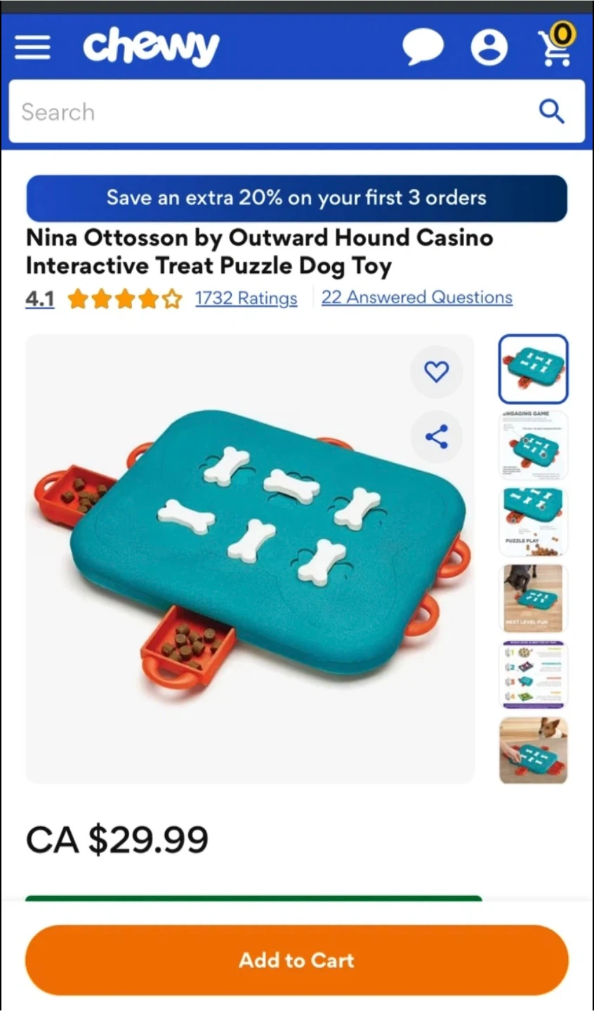Nina Ottosson by Outward Hound Interactive Treat Puzzle Dog Toy - photo 3
