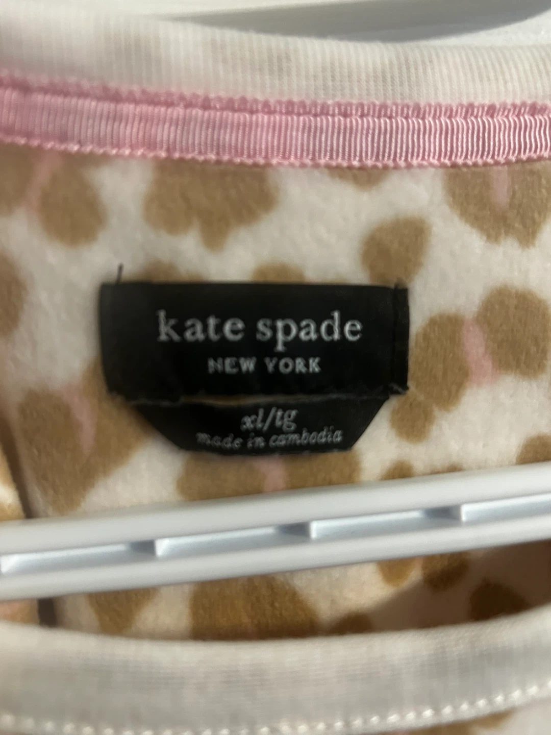 Kate Spade  ♠️ New  York Leopard Print Pajama Set XL - photo 4