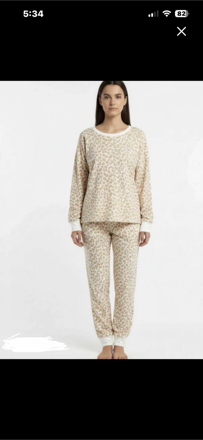 Kate Spade  ♠️ New  York Leopard Print Pajama Set XL